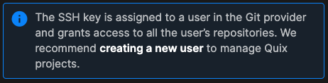Create new user