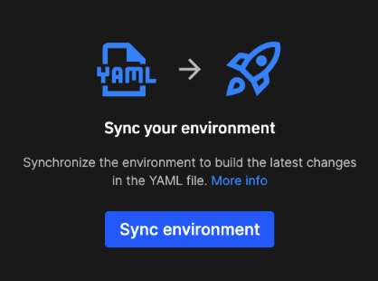 Sync environment
