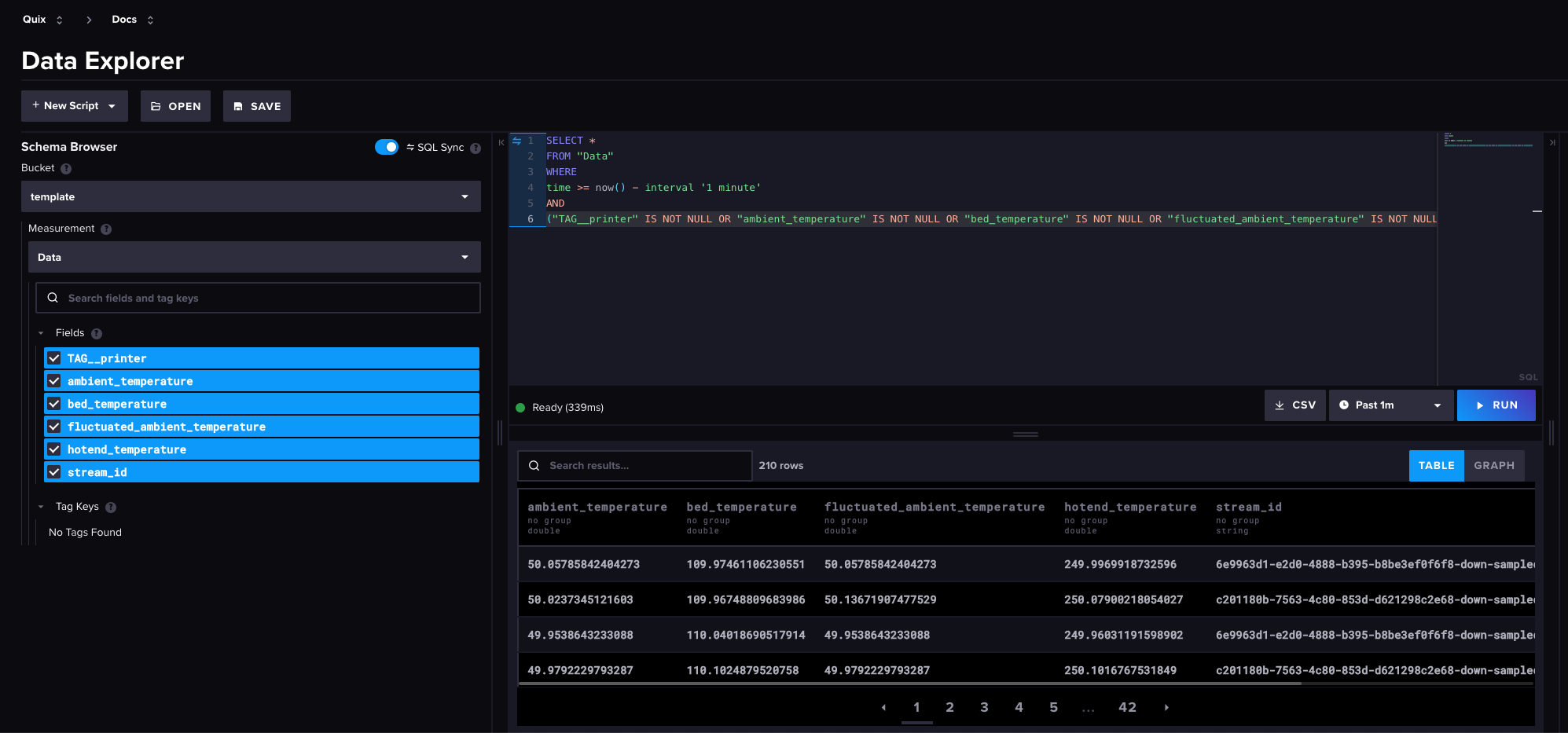 InfluxDB - Data